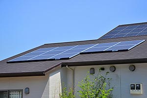 太陽光発電の家